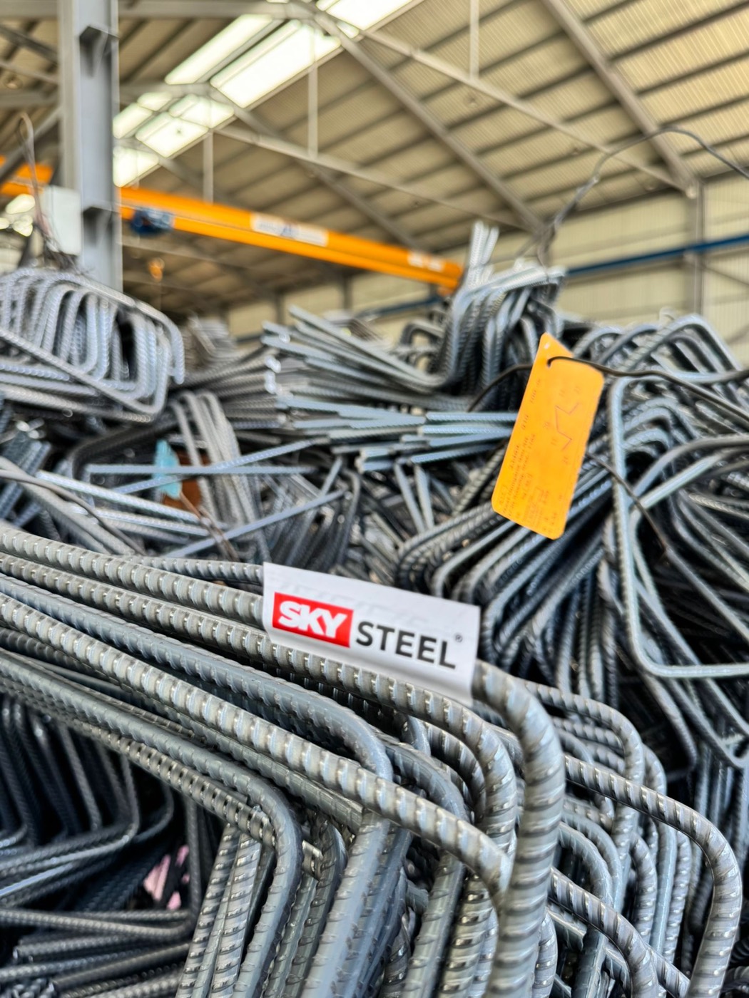 Stříhaná a ohýbaná betonářská výztuž SkySteel
